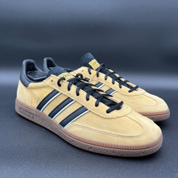 Adidas Handball Spezial Low Suede Oat Tan Black Mens Size 10 New Sneakers IF9014 - Picture 2 of 6